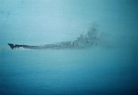 Scharnhorst in morning mist Channel Dash 1942 2014