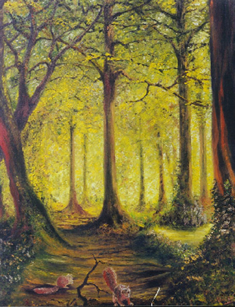 Woodland Yellow von Vincent Alexander Booth