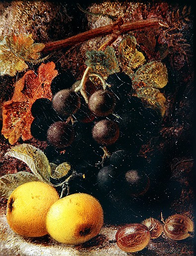Grapes, Apples and Gooseberries von Vincent Clare
