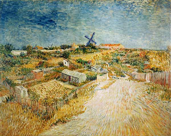 Gemüsegärten auf dem Montmartre von Vincent van Gogh