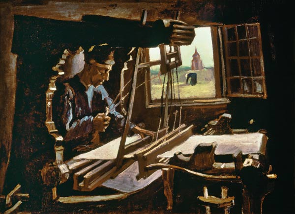 Weber vor offenem Fenster von Vincent van Gogh