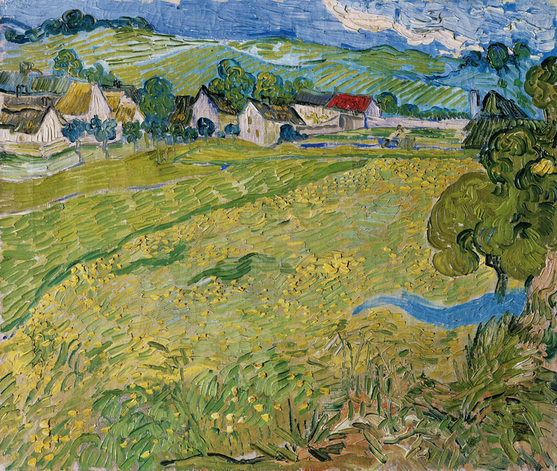 Blick auf Vessenots in Auvers von Vincent van Gogh