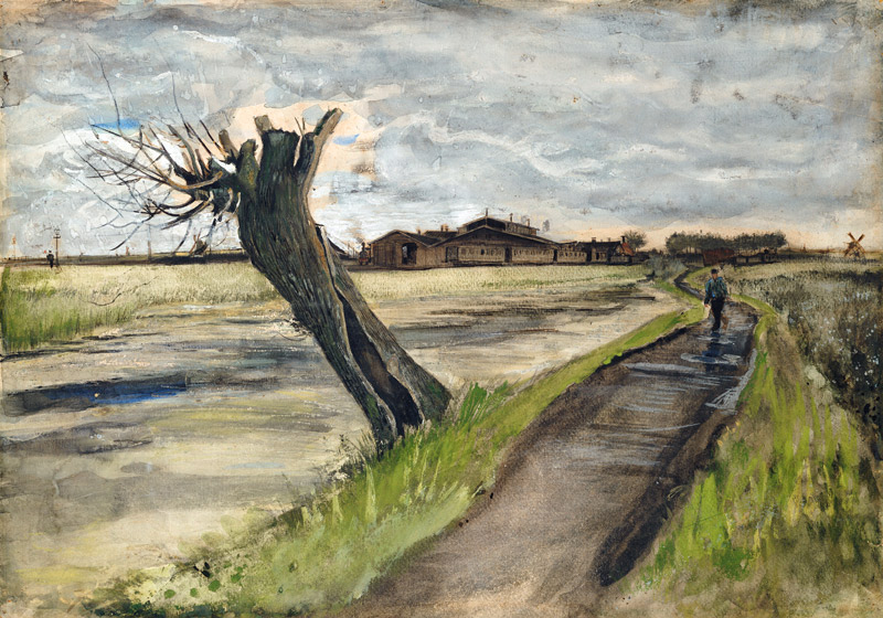 Gekappte Weide von Vincent van Gogh