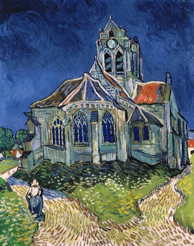 Kirche von Auvers von Vincent van Gogh