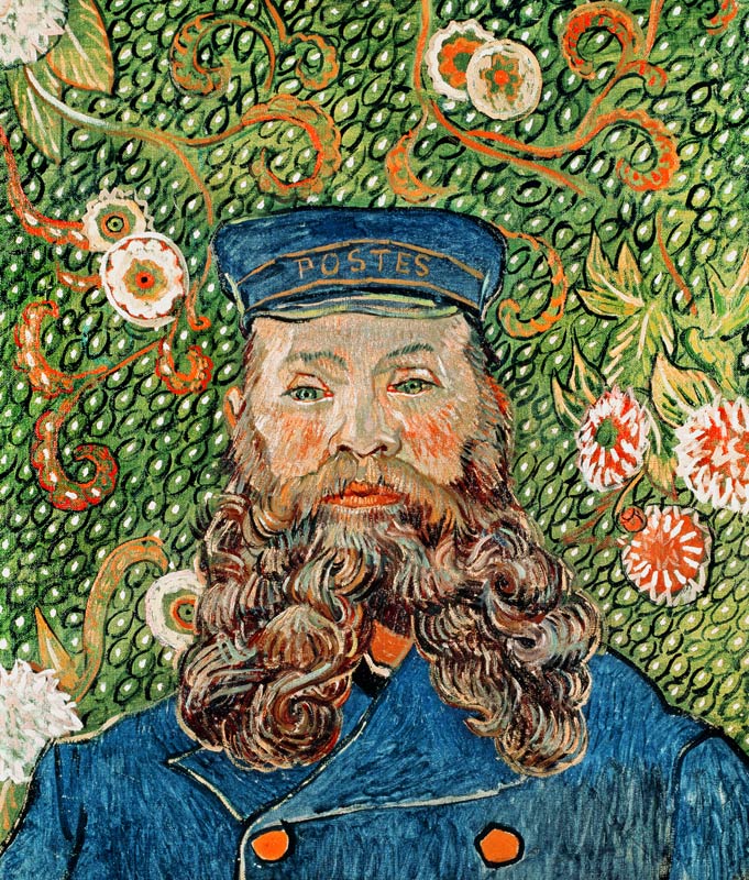 Porträt des Briefträgers Joseph Roulin von Vincent van Gogh