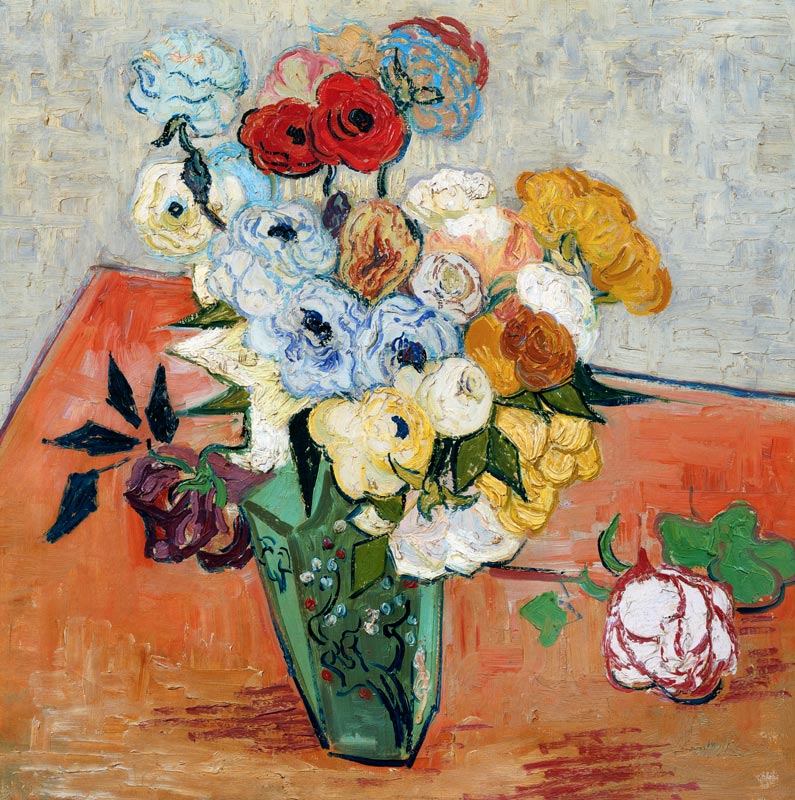 Roses and Anemones von Vincent van Gogh