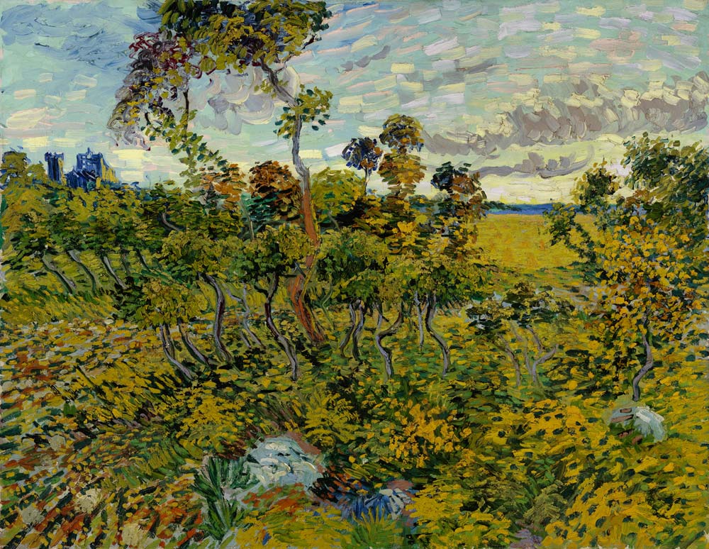 Sonnenuntergang bei Montmajour von Vincent van Gogh