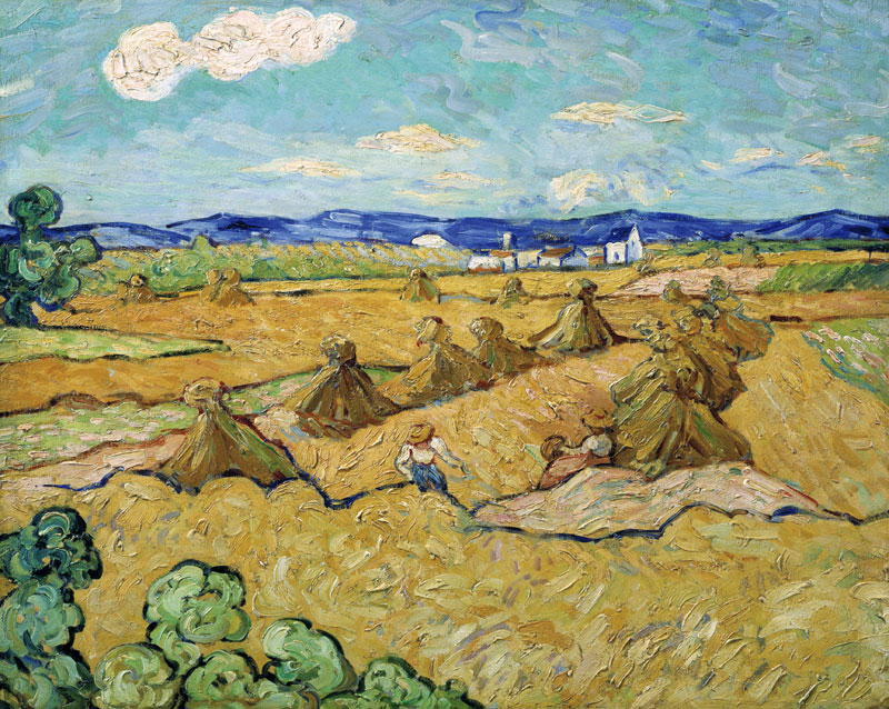 The Haystacks von Vincent van Gogh