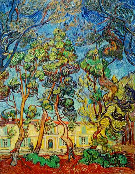 Hospital at Saint-Rémy von Vincent van Gogh