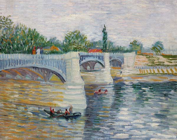 Die Seine mit der Pont de la Grande von Vincent van Gogh