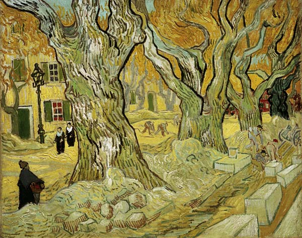 The Road Menders von Vincent van Gogh