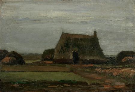 Bauernhof mit Torfstich 1883