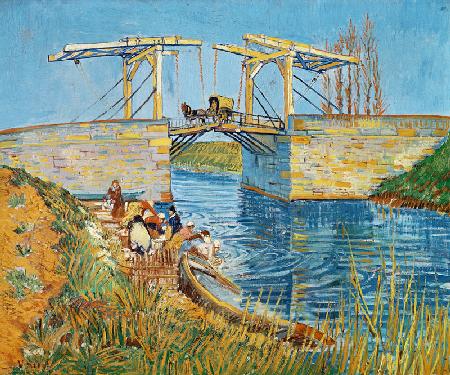 Die Brücke von Langlois mit Wäscherinnen 1888