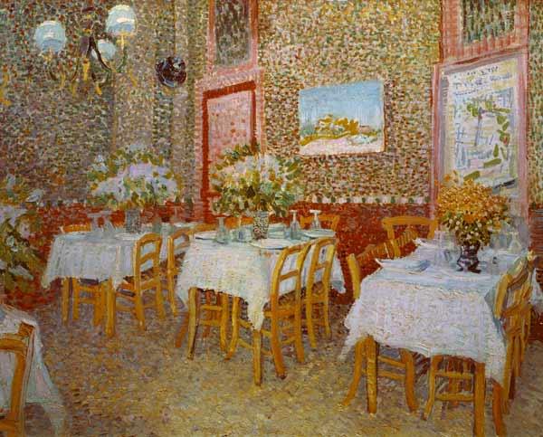 Interieur eines Restaurants 1887