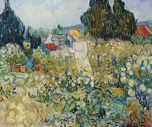 Mademoiselle Gachet in ihrem Garten in Auvers-sur-Oise von Vincent van Gogh