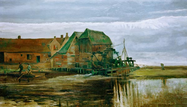 Vincent van Gogh / Watermill at Gennep von Vincent van Gogh