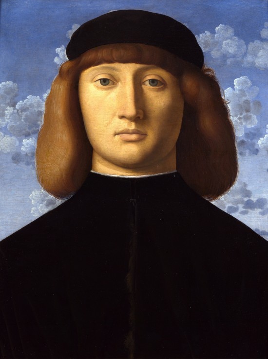 Bildnis eines jungen Mannes von Vincenzo di Biagio Catena
