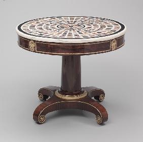 Neo-Classical Table with specimen marble top