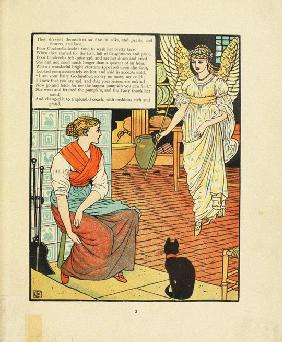 Illustration zum Märchen von Aschenputtel 1911