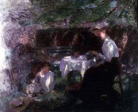 Tea in the Garden c.1902