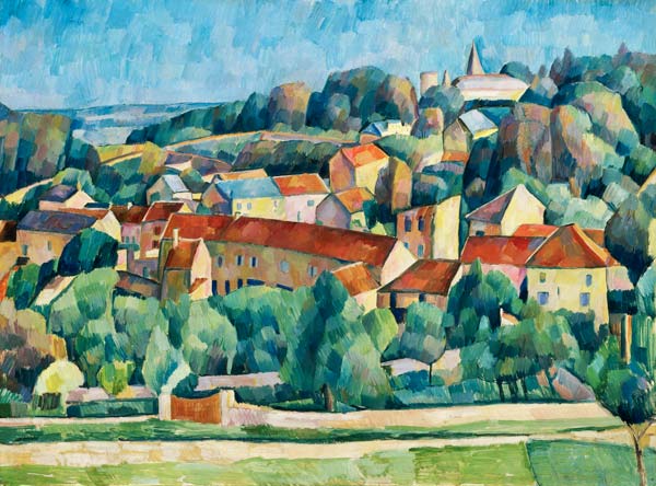 Hardricourt Village and Castle von Walter Rosam