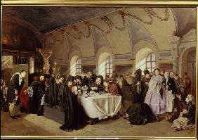 Die Mahlzeit im Kloster 1876