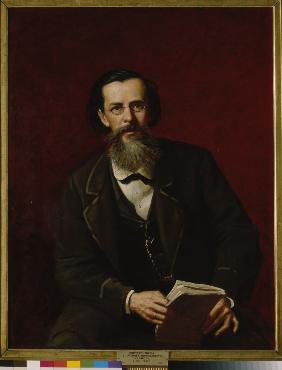 Porträt des Dichters Apollon Maikow (1821-1897) 1872