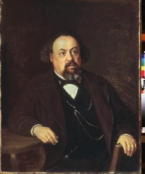 Porträt des Schriftstellers Alexei Pissemski (1821-1881) 1869