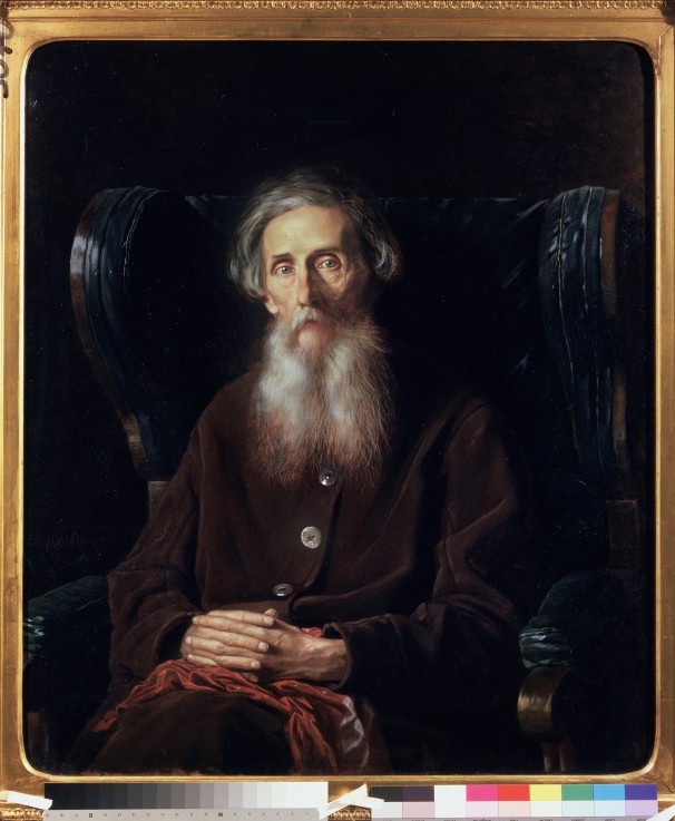 Porträt des Schriftstellers und Lexikografen Wladimir Dal (1801-1872) von Wassili Perow
