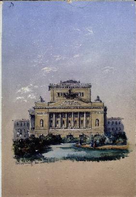 Das Alexandra-Theater in Sankt Petersburg 1841