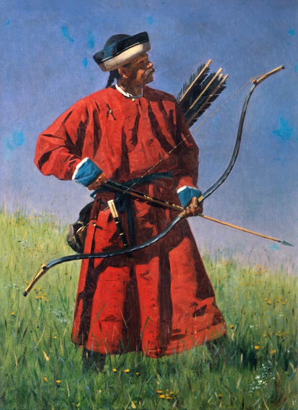 Bogenschütze aus Buchara (Sarbaz) von Wassili Werestschagin