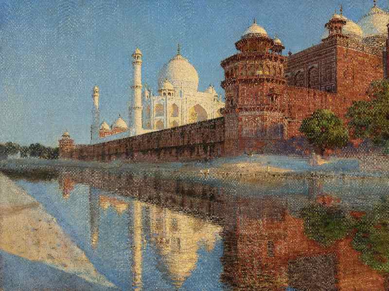 Das Taj Mahal im Abendlicht von Wassili Werestschagin