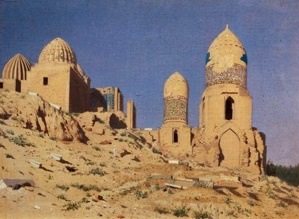 Das Shaki-Sindha-Mausoleum in Samarkand  1869/1870
