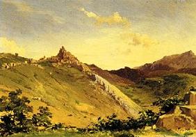 Berglandschaft bei Olevano. 1858