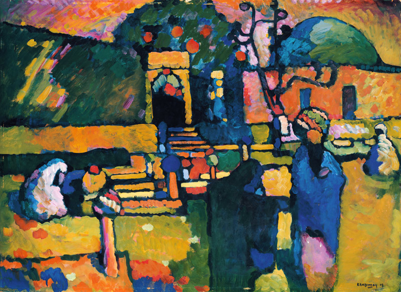 Arabischer Friedhof von Wassily Kandinsky