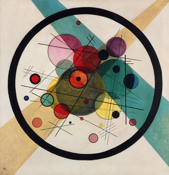 Circles in a Circle von Wassily Kandinsky
