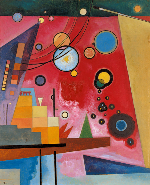 Schweres Rot. von Wassily Kandinsky