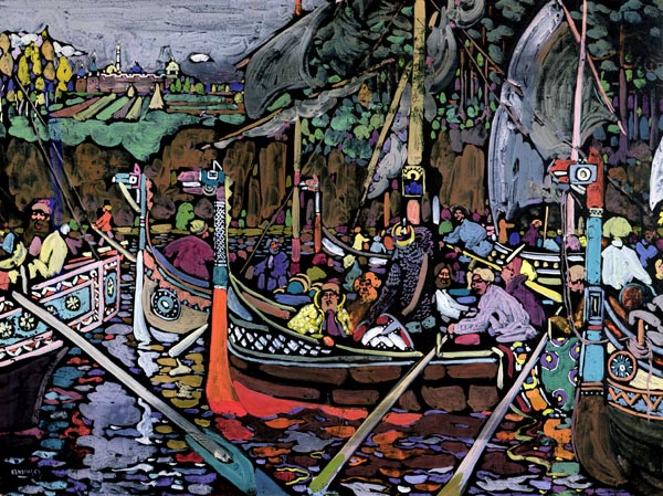 Song of the Volga von Wassily Kandinsky