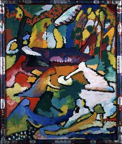 Sketch on Composition 2 (fragment) von Wassily Kandinsky