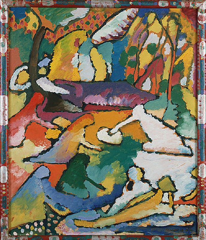 Skizze zu Komposition II. (Fragment) von Wassily Kandinsky