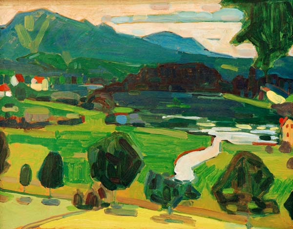 Murnau-Blick über den Staffelsee von Wassily Kandinsky