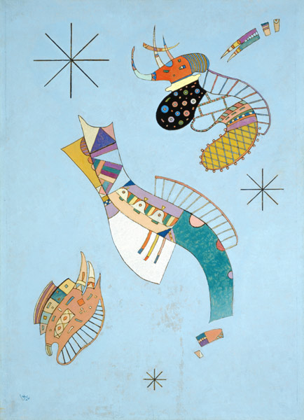 Drei Sterne von Wassily Kandinsky