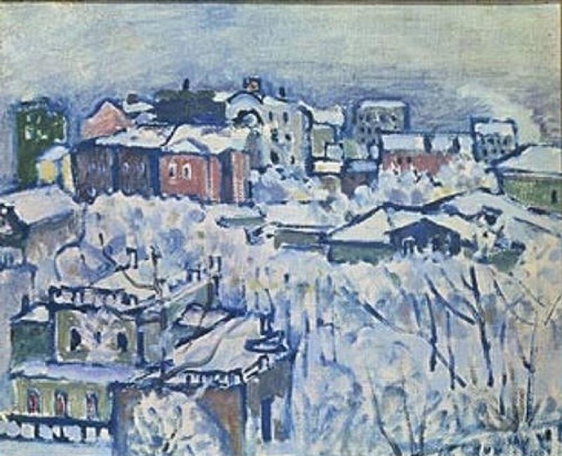 Wintertag von Wassily Kandinsky