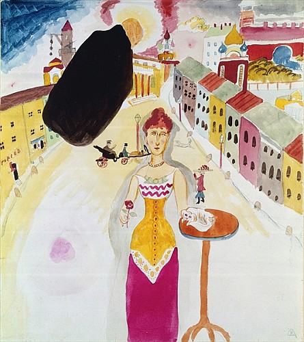 Woman in Moscow von Wassily Kandinsky