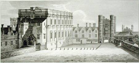 The Palace of Whitehall, from a drawing in the Pepysian Library, Cambridge von Wenceslaus Hollar