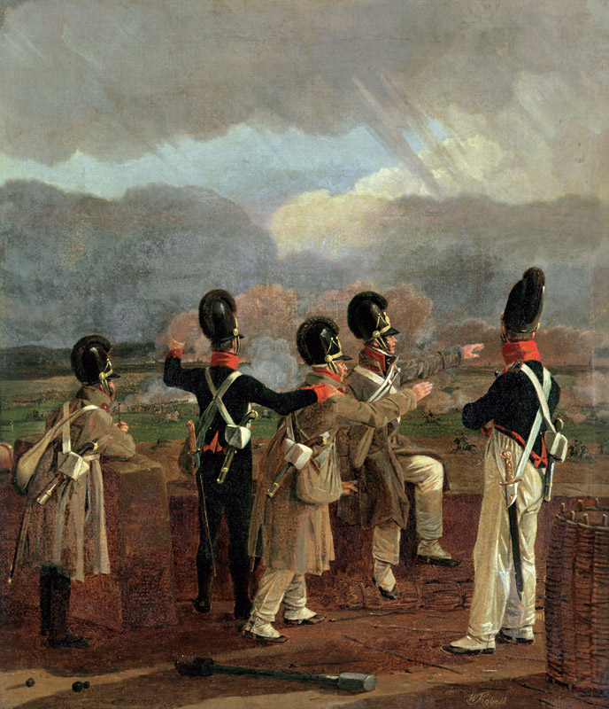 Soldiers on the Ramparts von Wilhelm Alexander Wolfgang Kobell