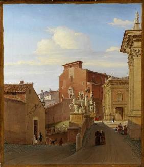 Ansicht des Kapitols in Rom 1835