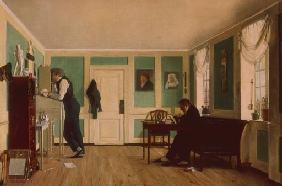 W.F.Bendz, Zimmer an Amaliegade 1826 1826