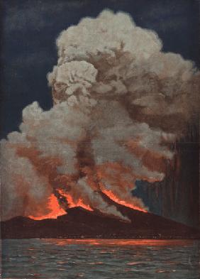Ausbruch des Vesuvs 1872