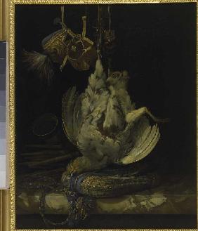 Jagdstilleben mit totem Vogel 1671